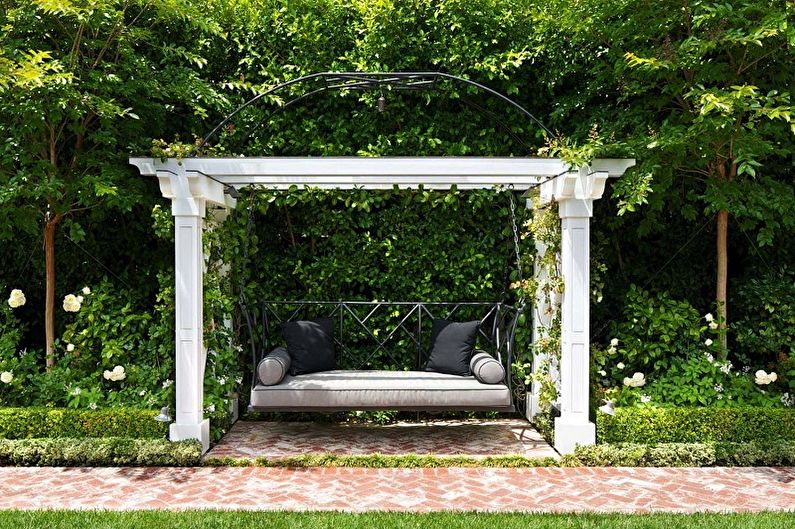 Swing for a summer residence - photo
