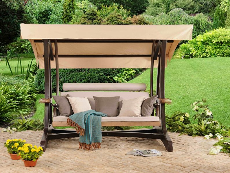 Swing for a summer residence - photo