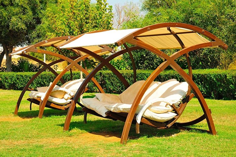 Swing for a summer residence - photo
