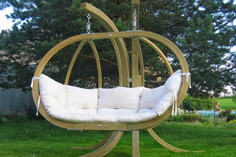 Swing for a summer residence - photo