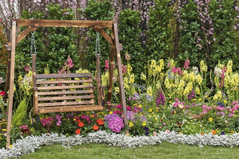Swing for a summer residence - photo