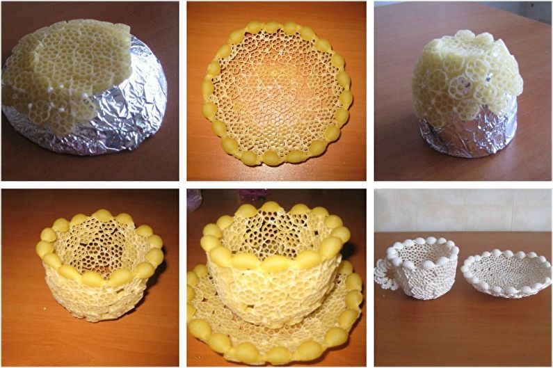 DIY Pasta Crafts - Tea Set