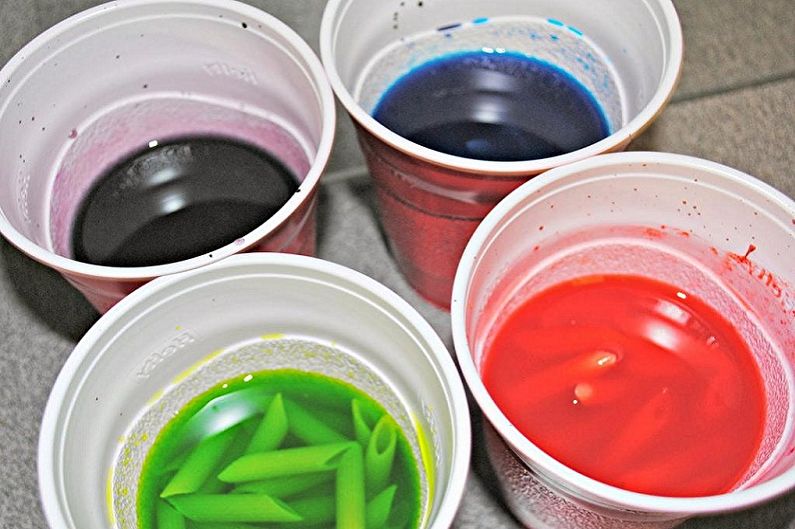 DIY Pasta Crafts - Jars of Colored Pasta