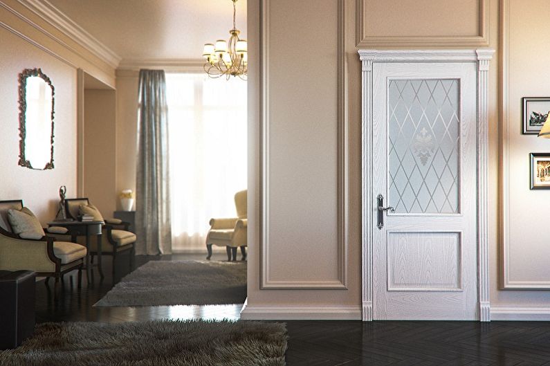 White doors in the interior - Advantages and disadvantages