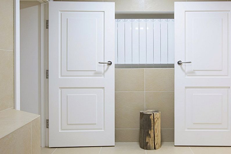White doors in the interior - Materials for the manufacture
