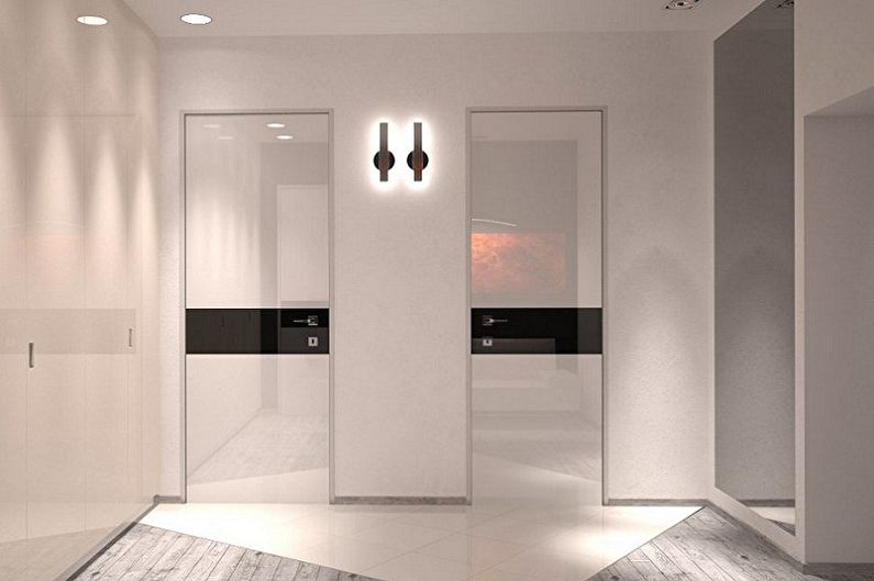 White doors in the interior - Decoration