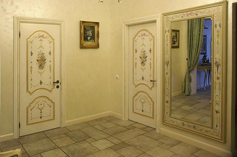 White doors in the interior - Decoration