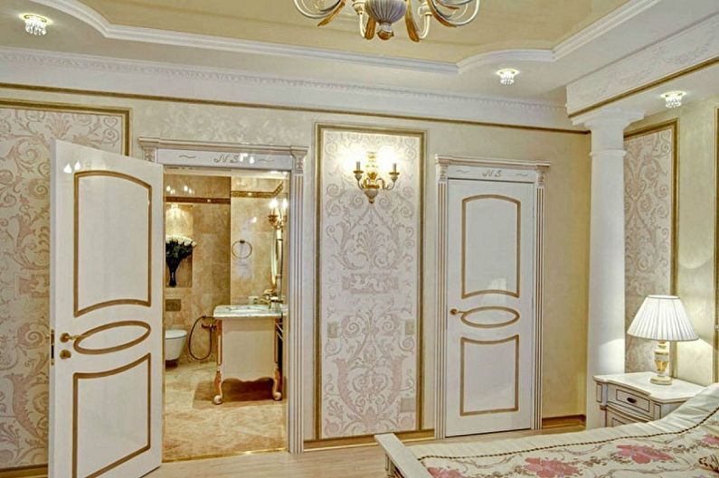 White doors in different interior styles - Classic style