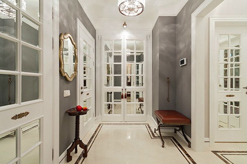 White doors in different interior styles - Provence