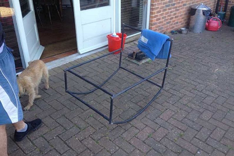 Making metal rocking chairs with your own hands