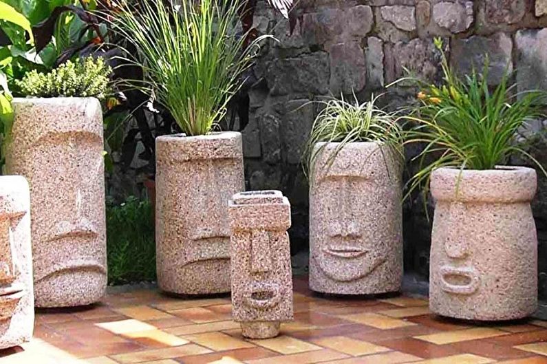 Street flowerpots - photo