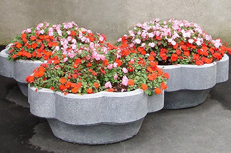 Street flowerpots - photo