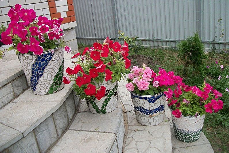 Street flowerpots - photo