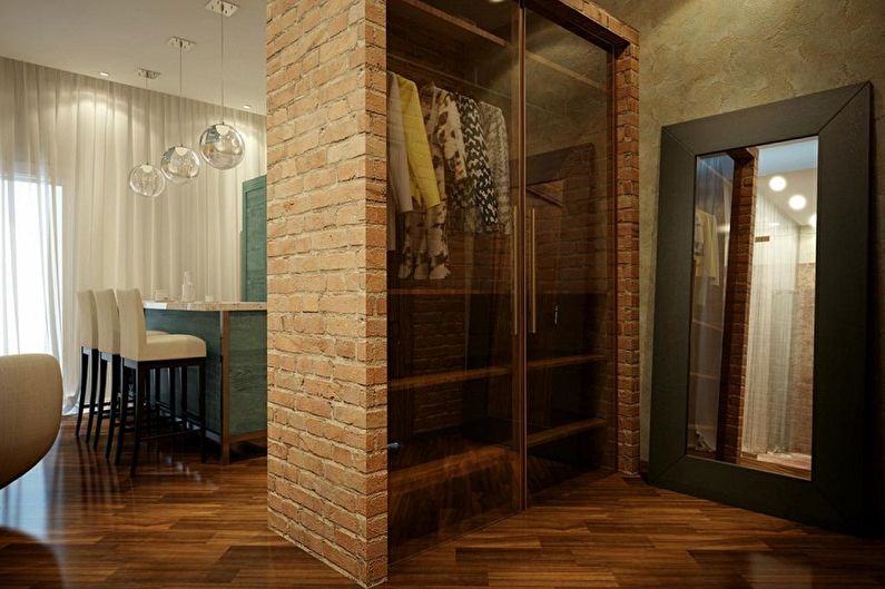 Types of mirrors in the hallway - Exterior