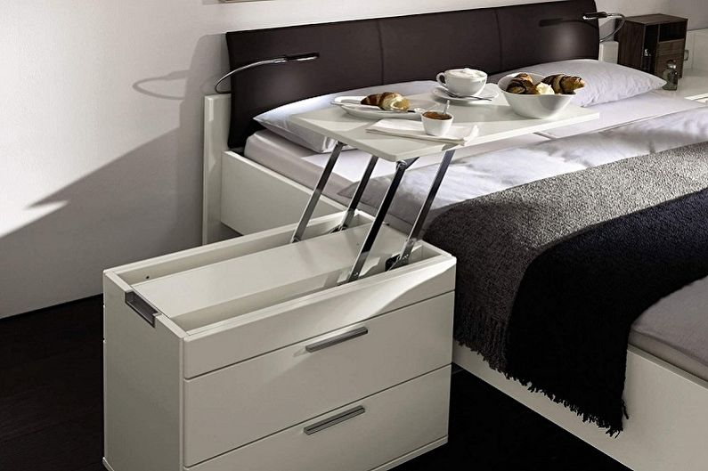 Bedside tables - Transforming tables