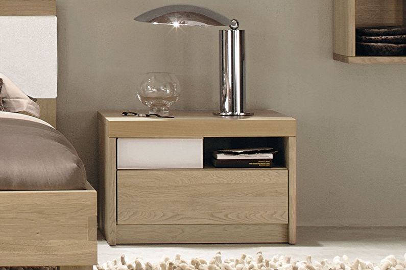 Wooden bedside tables - Materials for the manufacture