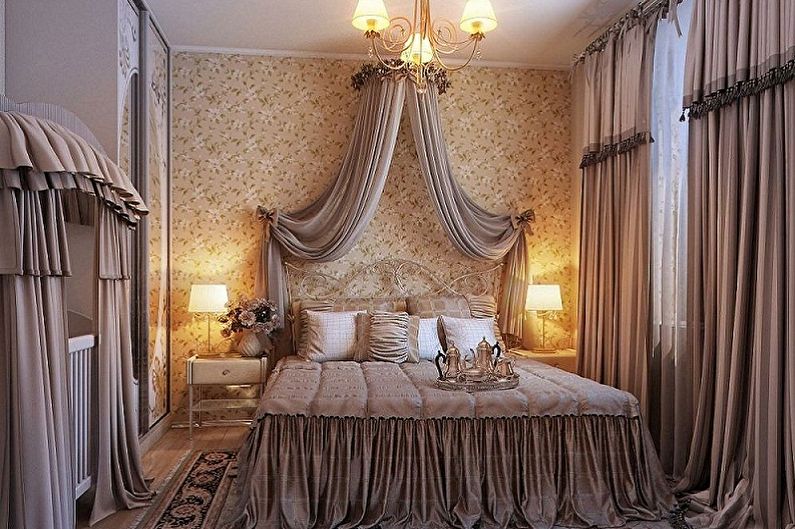 Types of Canopy Beds - Wall Canopy Bed