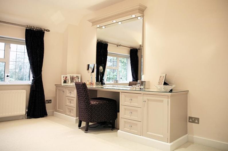 Coiffeuse avec miroir - Configuration miroir