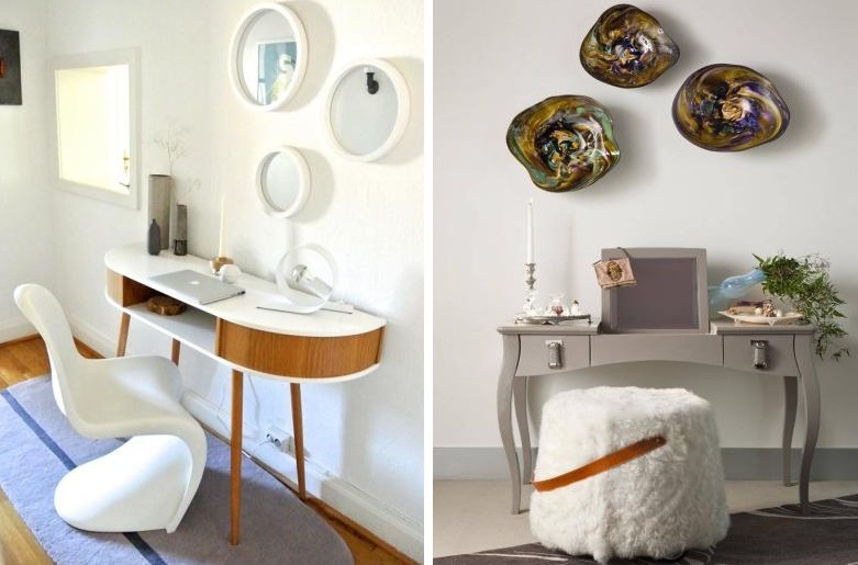 Coiffeuse avec miroir - photo