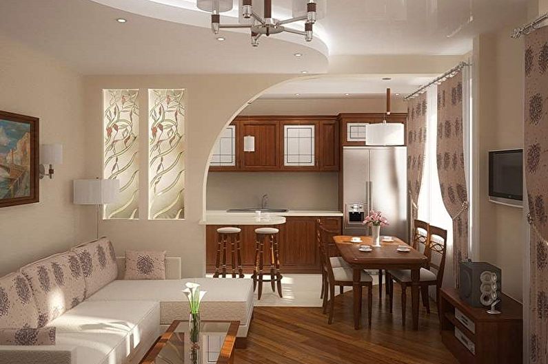 Kitchen interior design in Khrushchev - photo