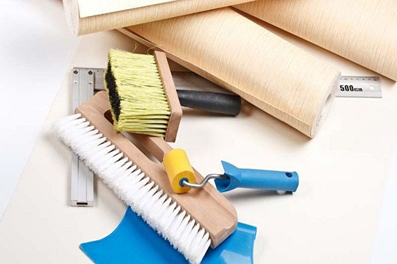 DIY ταπετσαρία, οδηγίες βήμα προς βήμα - Προετοιμασία εργαλείων και υλικών