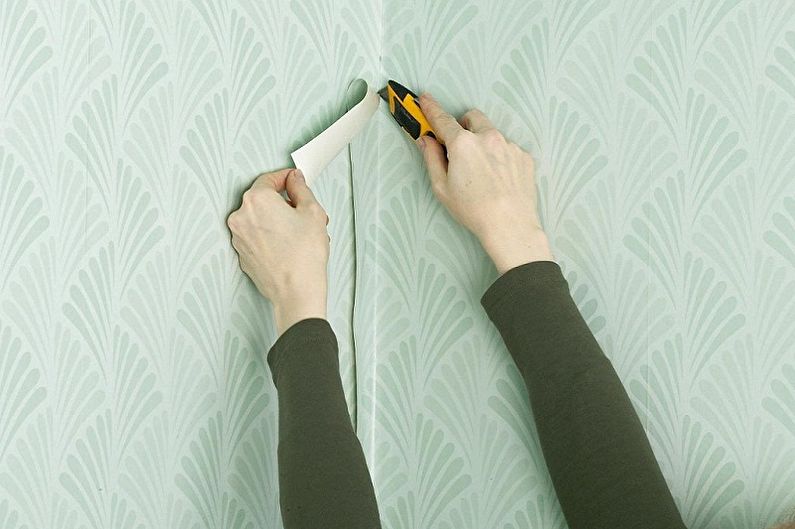 DIY ταπετσαρία, οδηγίες βήμα προς βήμα - Κόλλα ταπετσαρίας