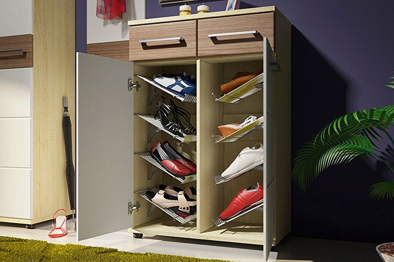 Arten von Schuhen für den Flur - Schuhschrank