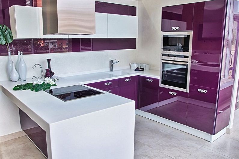Design of a small corner kitchen