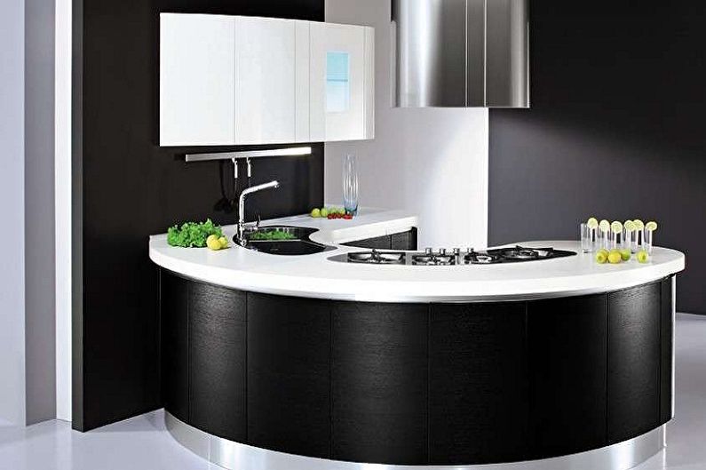 Functionality of a small corner kitchen - Kitchen for a bachelor