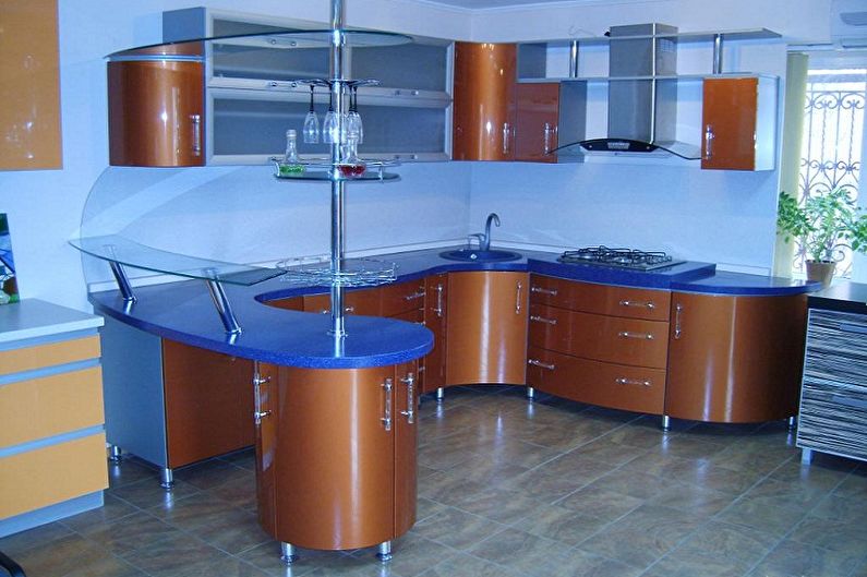 Small corner kitchen - photo ideas