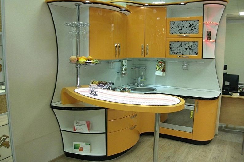 Small corner kitchen - photo ideas