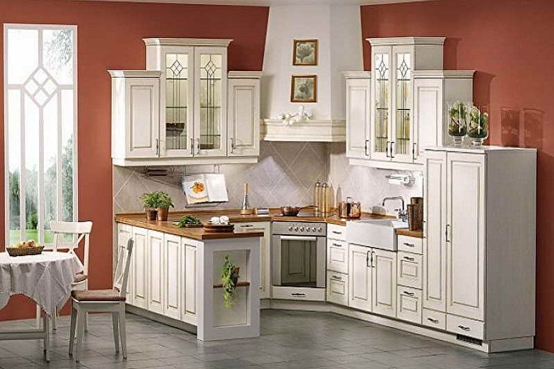 Small corner kitchen - photo ideas