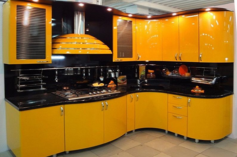 Small corner kitchen - photo ideas