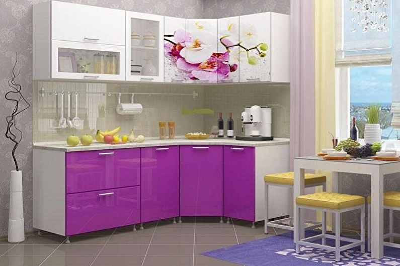 Small corner kitchen - photo ideas