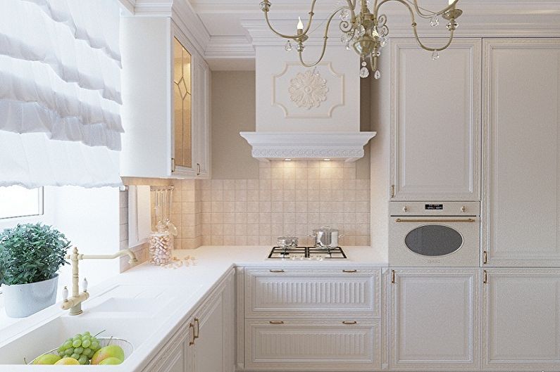 Small corner kitchen - photo ideas