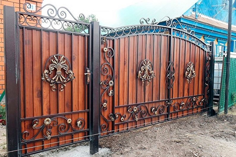 Ý tưởng thiết kế hàng rào sắt rèn - Làm hàng rào sắt rèn