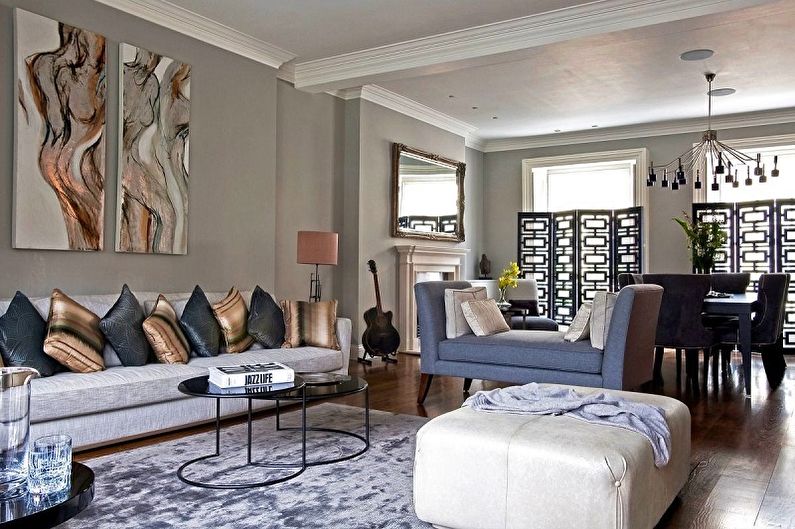 What colors does gray match with - photo