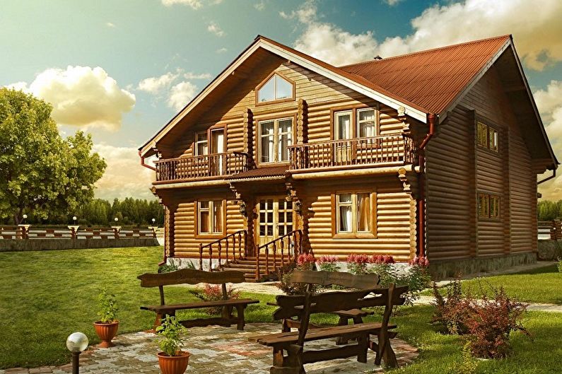 Two-story houses - Building materials