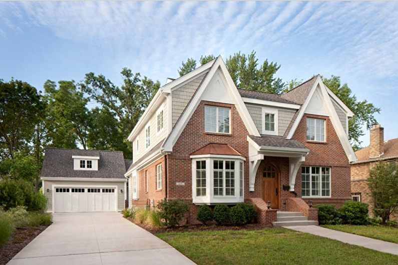 Two-story houses - photos and projects