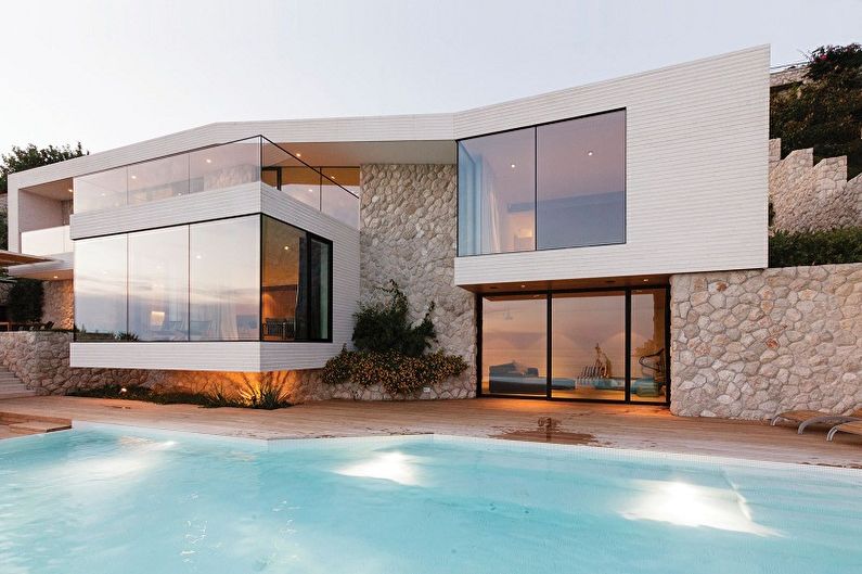 Two-story houses - photos and projects