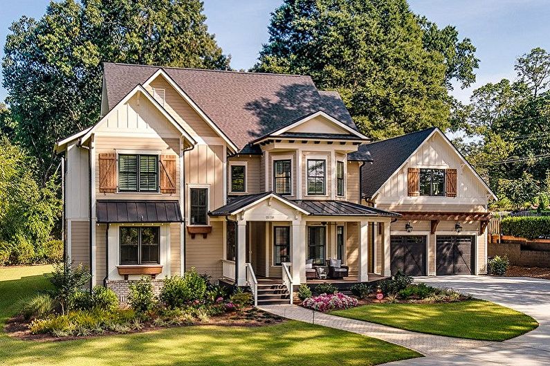 Two-story houses - photos and projects