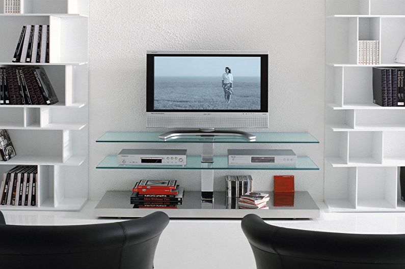 Glass TV tables