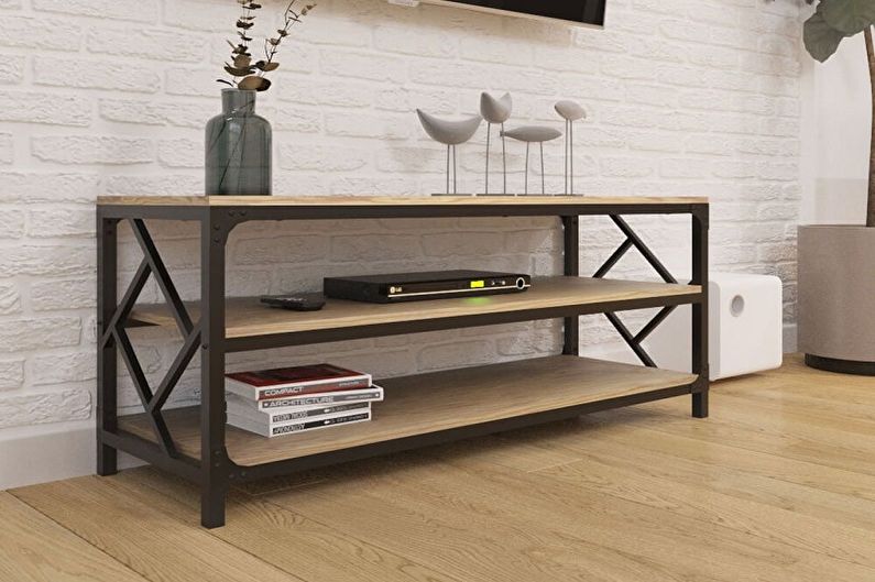 Metal TV tables
