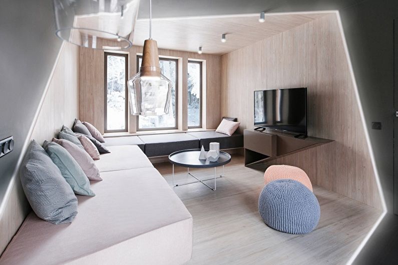 Bedside tables for TV - photo
