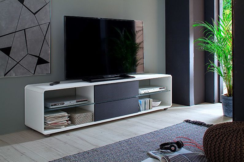 Bedside tables for TV - photo
