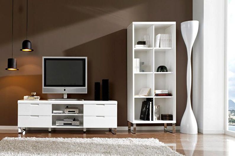 Bedside tables for TV - photo