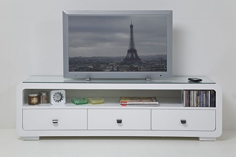 Bedside tables for TV - photo