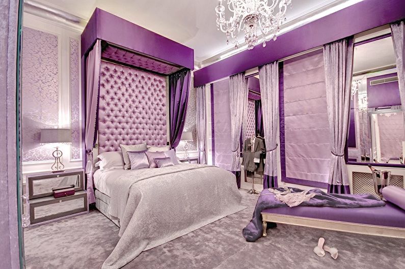 Mihin väreihin purppura yhdistyy - valokuva