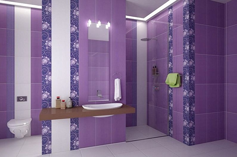 Mihin väreihin purppura yhdistyy - valokuva