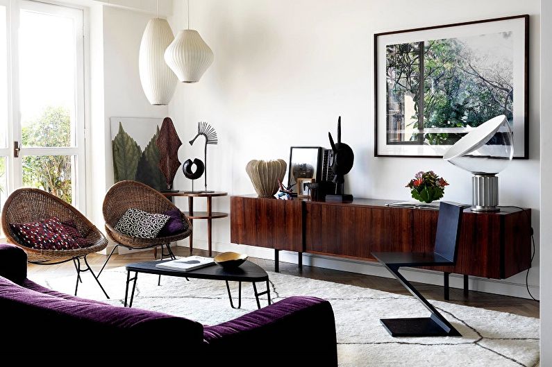 Contemporary Style Living Room Furniture - Chairs